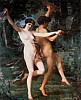 1865 Hugrel Pierre-Honore, Sacrifice au dieu Pan Sacrifice with the god Side.jpg